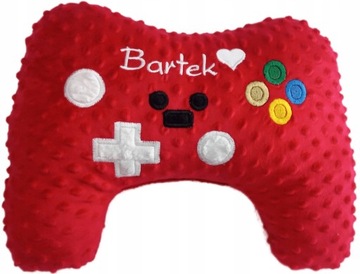 DUŻA XXL 43x37cm Poduszka Pax XBOX Prezent dla Gracza + Własny Haft!
