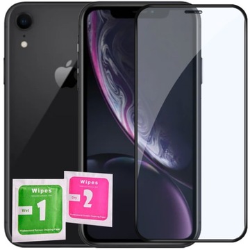 SZKŁO HARTOWANE DO IPHONE 11 / XR PEŁNE NA CAŁY EKRAN SZKIEŁKO OCHRONNE 5D