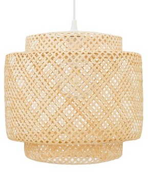 Lampa wisząca BOHO bambusowa 38cm TH06