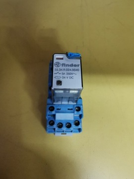 Реле Finder 24В 5А 55.34.9.024.0040 + цоколь