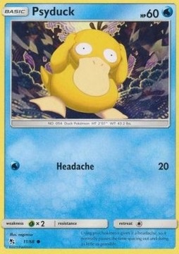 Karta Pokemon Psyduck (HIF 11) 11/68