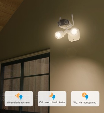 WIFI IP-КАМЕРА Reolink Duo2 8Mpx 4K Угол обзора 180 градусов 2 светодиодные лампы 1800 люмен