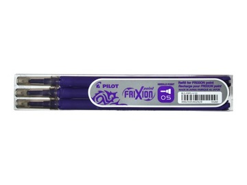 Wkład do długopisu PILOT Frixion 0,5mm FIOLETOWY