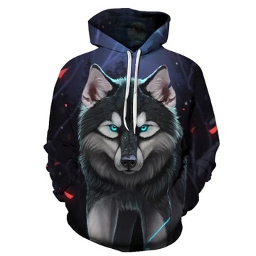 PL C25 BLUZA 3D NARUTO ANIME AHEGAO, UCHIHA - XL