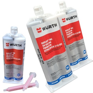Bezrozpuszczalnikowy KLEJ DO PLASTIKU Wurth 210 s tworzywa sztuczne Replast