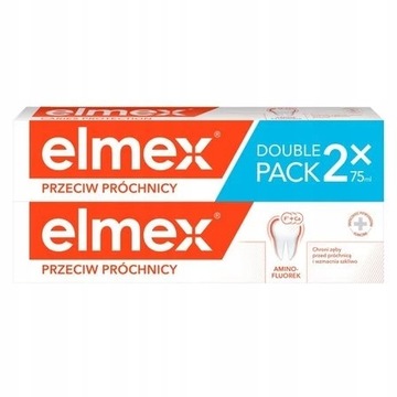 Pasta do Zębów Przeciw Próchnicy ELMEX 2x75ml z Aminofluorkiem