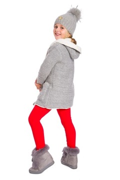 DZIECIĘCE LEGGINSY OCIEPLANE GRUBE GETRY CHILD28