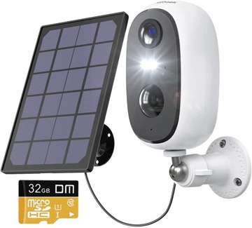 KAMERA ZEWNĘTRZNA SOLARNA BEZPRZEWODOWA IP WIFI SD