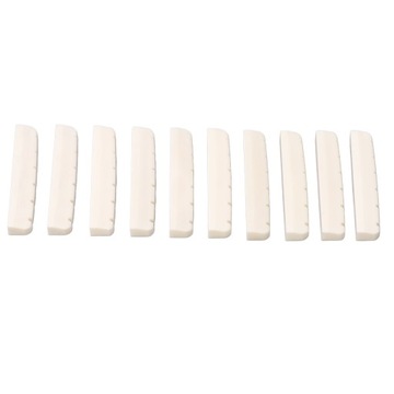 10 шт. костяной порожок для гитары с прорезями и плоским дном, 6 струн WP