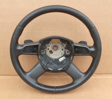 AUDI A6 C6 2004-2011r KIEROWNICA SKÓRZANA SKÓRA ŁOPATKI 4F0419091AK