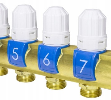 РАСПРЕДЕЛИТЕЛЬ 4 ДЛЯ НАПОЛЬНОГО ОТОПЛЕНИЯ