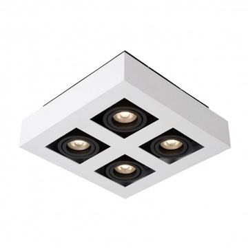 ITALUX LAMPA OPRAWA NATYNKOWA CZARNO BIAŁA