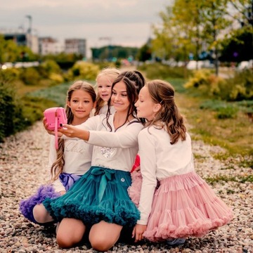 Лавашка юбка с порошкой розовой 4-6 лет