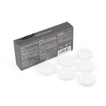 2 универсальные таблетки для удаления накипи для кофемашин.