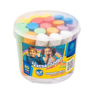 Kreda Jumbo ASTRAFUN Wiaderko 20 szt