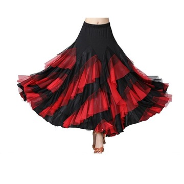 Spódnica do tańca flamenco wielowarstwowy