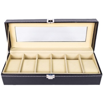 КОРОБКА-ОРГАНИЗАТОР КОРОБКА ДЛЯ ЧАСОВ 6 ШТ.