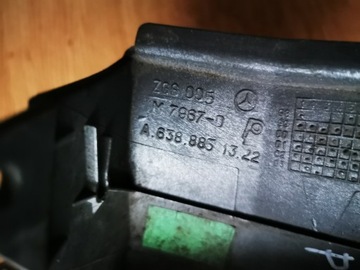 MERCEDES VITO W638 KRYT PANTY DVEŘE ZADNÍCH