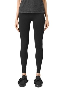 AllSaints damskie czarne legginsy slim defekt S