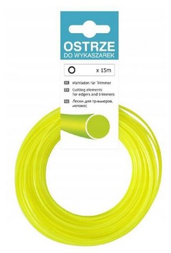 ŻYŁKA ECO 2,0 x 15m OKRĄGŁA DO PODKASZARKI KOSY