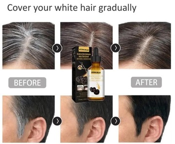Szare Białe Pielęgnacja Włosów Serum Płynny Biały Do Czarnego Naturalny