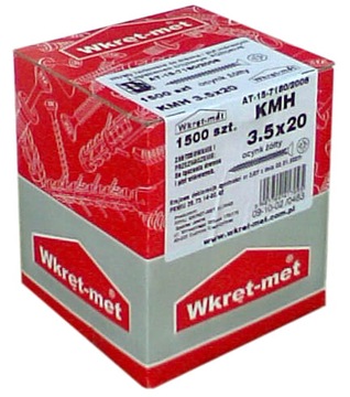 Wkręt hartowany typy SPAX WKRĘT-MET 3,0x16 2000szt