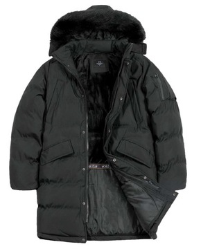 КУРТКА ТЕПЛАЯ МУЖСКАЯ ЗИМНЯЯ, УТЕПЛЕННАЯ ПАРКА, ПАЛЬТО, размер. М