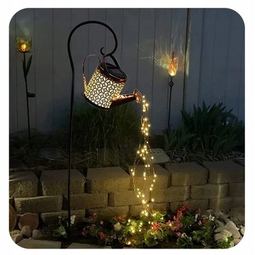 LAMPA SOLARNA OGRODOWA KONEWKA 80CM LED SOLARNY