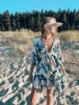 Женский соломенный зонтик от Bali ECO.
