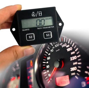 Счетчик моточасов, цифровой тахометр, время работы двигателя