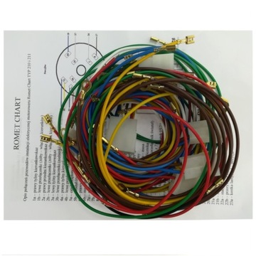 INSTALACJA WIĄZKA ELEKTRYCZNA ROMET CHART 210 211