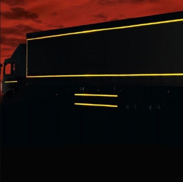 ЛЕНТА САМОКЛЕЯЩАЯСЯ СВЕТООТРАЖАЮЩАЯ, НЕОНОВО-ЖЕЛТАЯ, 5М