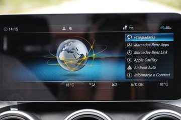Mercedes Klasa C W205 Kabriolet Facelifting 1.5 200 184KM 2018 Mercedes-Benz Klasa C 200 4-Matic 9G-TRONIC Krajowy Bezwypadkowy, zdjęcie 39