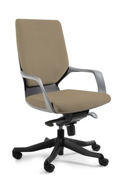 Fotel biurowy niski Apollo M czarny / BL409