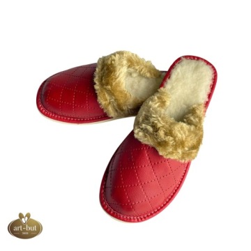 BAMBOSZE ТЕПЛЫЕ ЖЕНСКИЕ ТАПОЧКИ УДОБНЫЕ ТАПОЧКИ С МЕХОМ + СВОБОДНАЯ ЛОЖКА