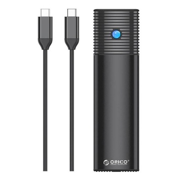 Черный корпус для накопителя Orico M.2 NVMe USB-C, 10 Гбит/с, кабель USB-C длиной 30 см