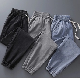 2024 Autumn Men's Jeans Jogger Thin Harem Pants Co