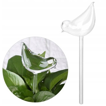 ИРРИГЕР ДЛЯ ПОЛИВА ЦВЕТОЧНЫХ РАСТЕНИЙ В ГОРШКАХ, СТЕКЛЯННАЯ ПТИЦА 1 ШТ DA224