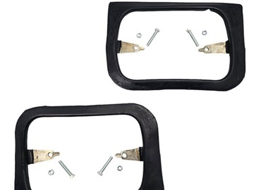 Fiat 126p ramki reflektorow przednich komplet maluch zabezpieczające