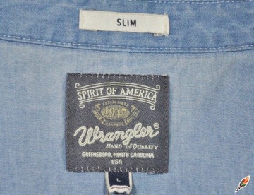 WRANGLER koszula JEANS slim WESTERN SHIRT _ S 36