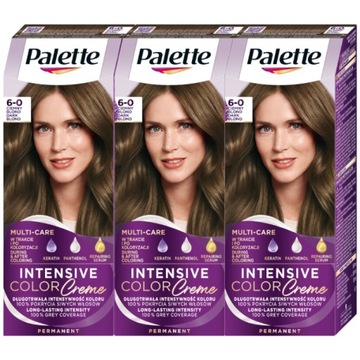 Palette Farba do włosów N5 (6-0) Ciemny Blond x3