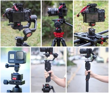 Пластина Ulanzi FAST CLAW и основание штатива для быстрой установки зеркальной камеры