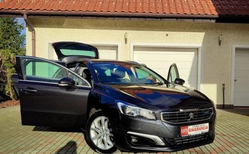 Peugeot 508 I SW Facelifting 2.0 BlueHDi 150KM 2015 Peugeot 508 Poliftowy LEDY Zadbany Serwisowany SKORY Kamerka GPS Head Up, zdjęcie 2