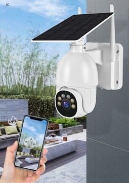 ВНЕШНЯЯ КАМЕРА С ПЕРЕКЛЮЧЕНИЕМ WIFI СОЛНЕЧНАЯ БАТАРЕЯ TUYA