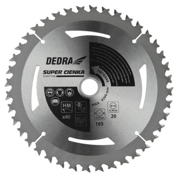 Piła tarczowa SUPER THIN 210mm do drewna 40z 1,8m