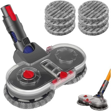 Elektryczna Nasadka Mopa Do Odkurzacza Dyson V7/V8/V10/V11 6 Szarych Mop