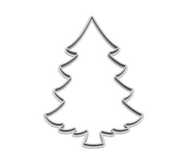 FOREMKA do ciastek pierników CHOINKA Boże Narodzenie ŚWIĘTA 4,5cm S MINI