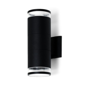 KINKIET ZEWNĘTRZNY LAMPA OGRODOWA ELEWACYJNA 2xGU10 LED GÓRA-DÓŁ