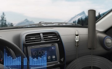 АВТОМОБИЛЬНАЯ САЛОНОВАЯ РАДИОАНТЕННА ДЛЯ АВТОМОБИЛЬНОЙ РАДИО UNIVERSAL FM