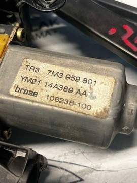 MECHANIZMUS MOTOREK OPUSTIT SKEL LEVÝ PŘEDNÍ SEAT ALHAMBRA 00-10